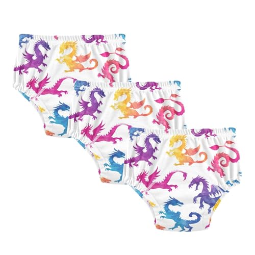 Image of Toddler Potty Training Underwear Cotton Absorbent Soft Baby Girl Boy Potty Training Pant 2t-5t