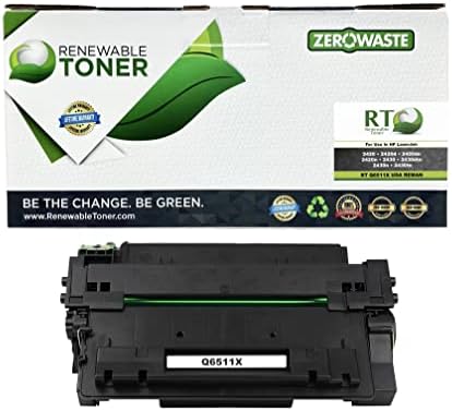 RT 11X Toner High Yield Remanufactured Replacement for HP Q6511X | Laser Printers 2430 2410 2420 2420d 2420n 2420dn 2430tn 2430dtn 2430n Printer Ink Cartridge
