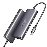 UGREEN USB C Docking Station with Dual HDMI 4K@60Hz, Single 8K@30Hz, 100W Power Delivery, 5Gbps Type A& C Data Ports, Revodok 206 (6-in-1) Dock for PC, Laptop, Thinkpad, HP, Dell, and More