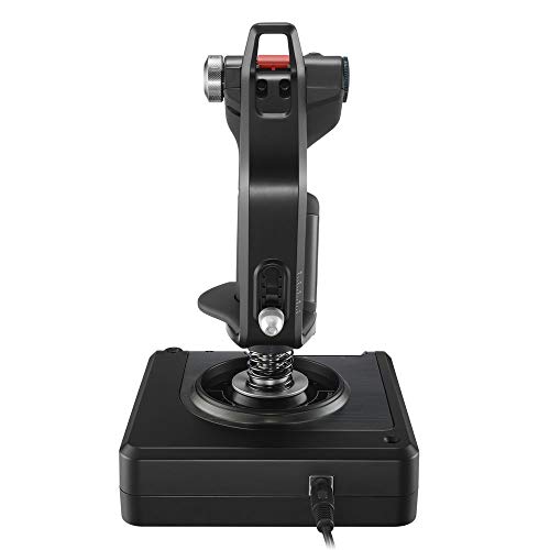 Logitech G X52 Pro USB Flight Control System - HOTAS Joystick and Throttle for Flight Simulators - LCD Display, 3D Twist Rudder, Programmable Commands, USB 2.0 - Compatible with Windows PC by Logitech G - Image 6