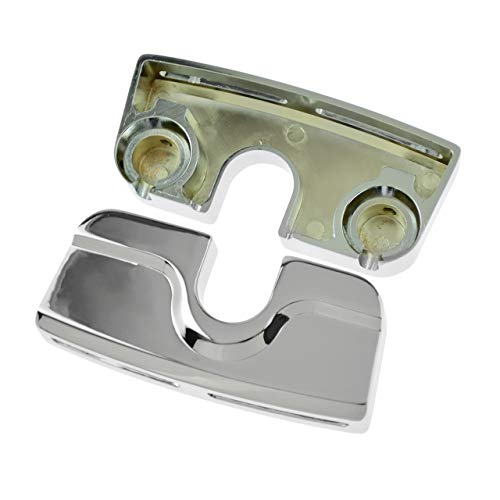 HDBUBALUS Capas de parafuso de cabeça de vela de ignição cromada esquerda e direita para Harley Dyna