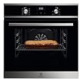 Electrolux Serie600 Forno da Incasso Multifunzione, Capacità 65 L, EOF5H40BX, Cottura Multilivello, Pulizia AquaClean, SurroundCook, Funzione Pizza, 594x595x567mm, Acciaio Inox Antimpronta