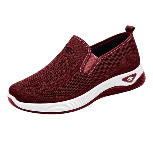 Women's Walking Shoes Slip On Comfort Orthopedic Breathable Go Walking Mesh Athletic Running Sneakers Shoes
