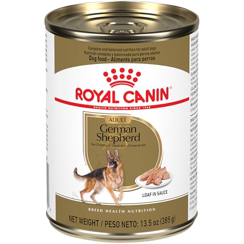 Royal Canin German Shepherd Loaf in Sauce Canned Dog Food, 13.5 oz can (12-count)