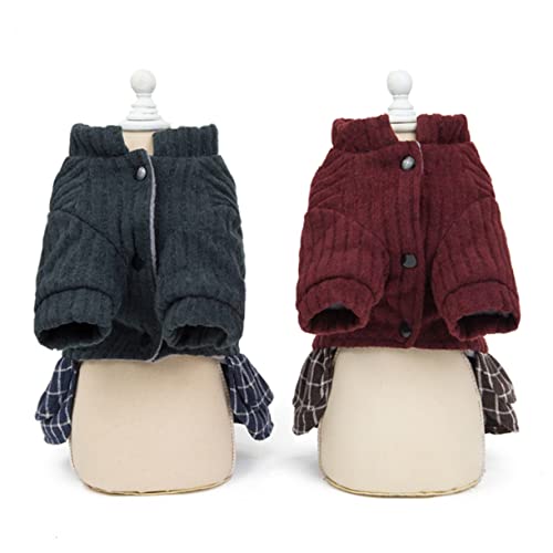 Balacoo Roupa Mcbling De Natal Para Animais De Estimação Casaco Quente Para Cães Malhas De Inverno R