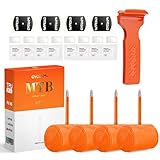 【Fácil montaje e instrucciones de seguridad】Inflar ligeramente antes del montaje (máx. 0,5 bar/8 psi) para evitar torsiones. Mantener limpias la llanta y la pared interior del neumático antes del montaje para minimizar el riesgo de pinchazos por objetos extraños.