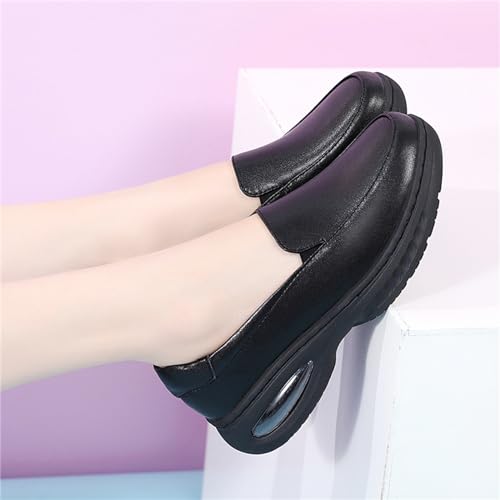 Tenis ortopédicos de cuña con cojín de aire que absorbe impactos para mujer 5