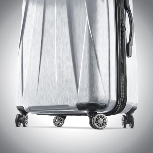 Image of Samsonite Centric 2 Hardside Expandable Luggage with Spinner Wheels, Silver, 2-Piece Set (20 /24)
