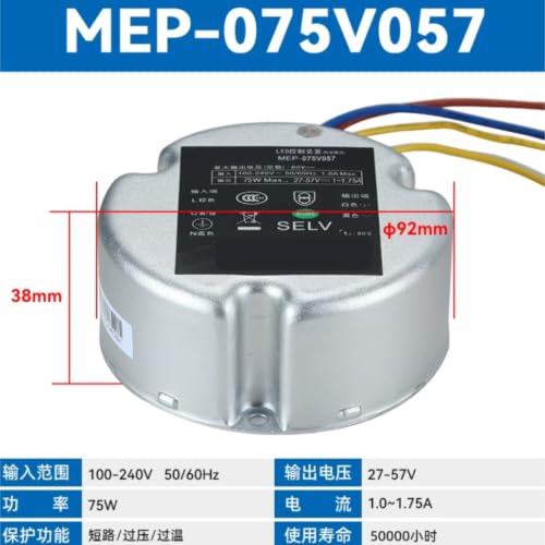 Controlador Led MEP075V057 1-1.75A corriente constante 75W interior 2