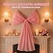 Valentines Day Decorations – 6 Pack DIY Giant Wall Bows, Hanging Valentine & Galentines Bow Decor for Home, Bedroom, Kitchen, Classroom, Party & Office – Cute Pink Red Large Bows for Door, Window
