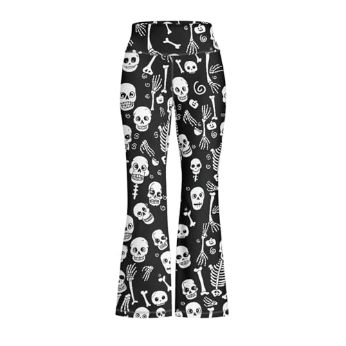 YEXIATODO Kids Leggings for Girls Workout Bell Bottoms Flare Yoga Pants Athletic Pants