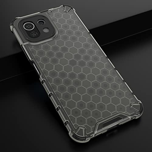 Image of Glasgow | for Mi 11 Lite Stylish Look Pattern Back Case Cover for Mi 11 Lite - Black