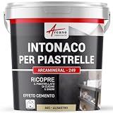 Intonaco per pareti piastrellate e pavimenti di bagni e cucine - ARCAMINERAL - 934 - Alabastro - ARCANE INDUSTRIES