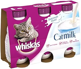 WHISKAS Temptations - Tasty, crunchy treats for adult cats, small bite size snacks with a delicious chicken & cheese filling, 4 x 180g packets - Pack may vary