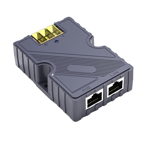 Inyector PoE GigE de 150 W, Protector Potente para Kit de Internet por Satélite V2 con Material ABS y Convertidor para Ascensores miniatura 7