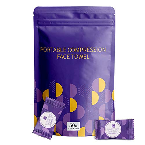 Preisvergleich Produktbild 150 Stück Komprimieren Handtücher, Einweg-Gesichtstuch Reisehandtuch, Make-Up-Reinigungstücher, Magische komprimierte Handtücher Baumwollhandtuch für Reisen, Camping, Angeln, im Auto
