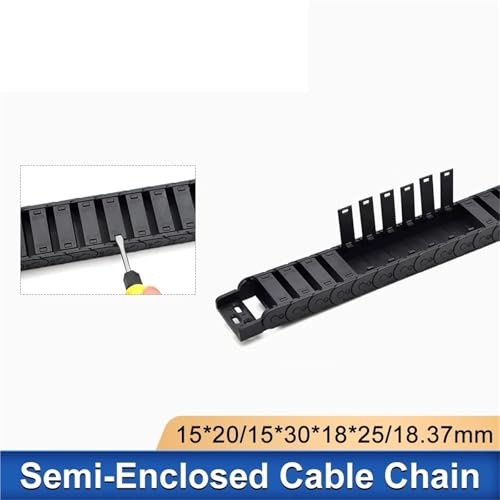 Chaîne de remorquage 18x38mm pour protéger vos câbles de machine CNC - 5