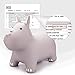 ZOOJOY Bouncy Horse Animals Hopper,Inflatable Bouncing Horse Jumping Animals for Toddlers,Ride On Hopping Toys for Girls/Boys,Great Gift W/P (Grey)