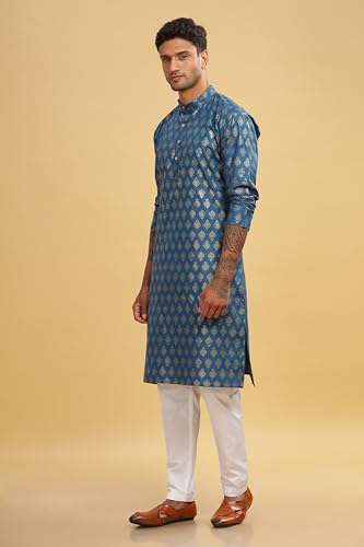Image of BE ACTIVE Cotton Kurta for Men | Traditional and Refined Design | Indian Kurta | Full Sleeve Kurta
