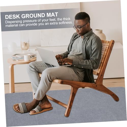 Coussin de chaise de bureau et tapis de sol pour le télétravail
