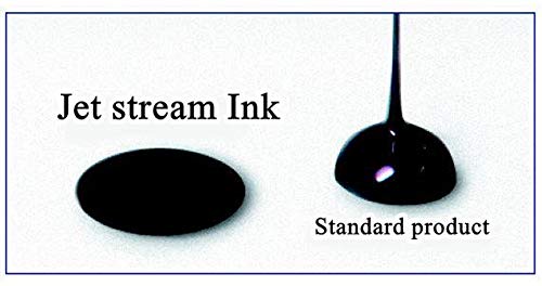 Caneta esferográfica uni Jetstream Edge 0,28 mm à base de óleo, corpo branco e vermelho (SXN100328W.