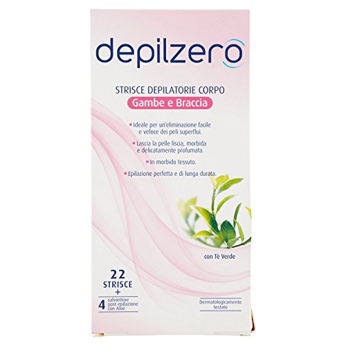 Depilzero - Strisce Depilatorie Corpo, Gambe e...
