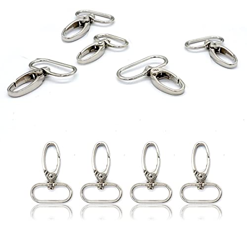 HEEFEN 30 Stück Metall Drehgelenk Karabinerhaken 25mm für Taschen Gurt, Rucksack (25mm) Cover