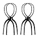 Milano Collection Halo Secure Top Collapsible Wig Stand Set of Two