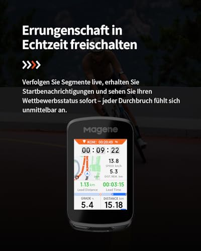 Magene C606 Pro GPS-Fahrradcomputer, Kartennavigation, Multi-Szenario ClimbPro, 2,8-Zoll-Farb-Touchscreen, Indoor-Training, Cycling Dynamics