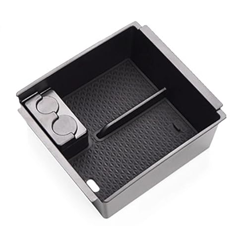 Boîte de rangement pour console centrale Isuzu DMAX avec tapis