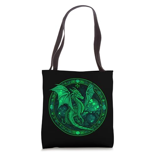 Bolso Tote Green Dragon miniatura 1