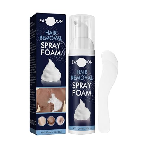 KLYso Spray Depilatorio Schiumogeno for Uomo - Depilazione Rapida E Indolore dei Peli di Gambe, Ascelle E Petto, Spray Depilatorio Delicato Ed Efficace for Uomo(1PCS)