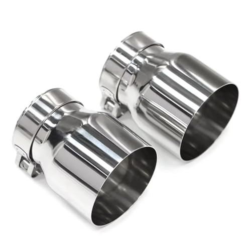 Terminales de escape de 60mm plata para BMW F22, F30 y F32
