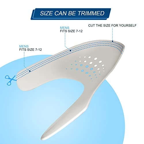 Jombofun 4 Pair Shoe Crease Protector For Sneakers: Air Force 1, Jordan 1, Dunk Low & More - Premium Anti Crease Shoe Protector - No Crease Shoe Guards For Men's Size 7-12/ Women's Size 5-8 #TOP5