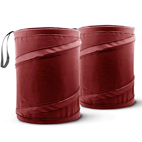 Mavoro Car Trash Can (Marron, 2 Pack) Cover