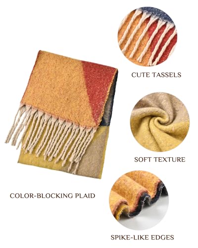 Premillow Scarf for Women - Winter Long Scarf Warm and Fashion, Shawls and Wraps for Evening Dresses Pashmina Large Blanket Scarf4