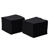 Perfectware PW Napkin Black 2PLY-100  Paper Beverage Napkin, 2-ply, Black (Pack of 100)