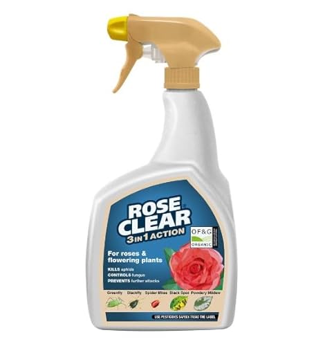 2 X Roseclear 3 In 1 Action For Roses and Flowering Plant 800ml