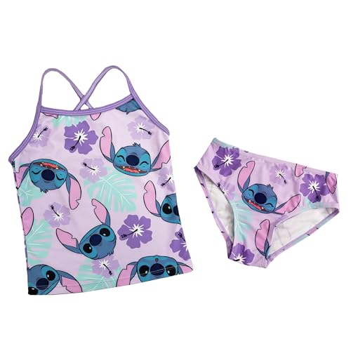 Disney Lilo & Stitch Mädchen Badeanzug Tankini Bikini 2-teiliges Set, Lilo & Stitch, 11-12 Jahre