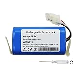 3400mAh Rechargeable Aspirateur Robot Batterie pour Miele Scout RX1 RX1-SJQL0 Scout RX2 60 Scout RX3...