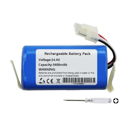 3400mAh Rechargeable Saugroboter Ersatzakku für Miele Scout RX1 RX1-SJQL0 Scout RX2 60 Scout RX3 60 Miele 9702922 Robotic Vacuum Cleaner 14.4V