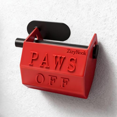 Cat Proof Toilet Paper Holder Cover Toilet Paper Guard for Cats & Dogs Covered Toilet Paper Roll Protector Child Proof Bathroom Toilet Tissue Holder Decorative Toilet Paper Cover for Bathroom