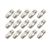 Ball Chain Number 6 Connectors Stainless Steel 50 Count