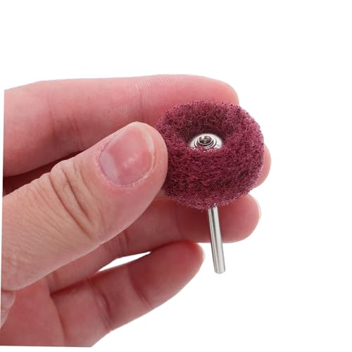 Brosse abrasive rotative 3 mm nylon double couche bois métal - 5