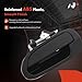 A-Premium Rear Left Driver Side Exterior Door Handle Compatible with Honda Accord 1998 1999 2000 2001 2002, Smooth Black, Replace# 72680-S84-A11, 72680-S86-K11