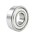 Uxcell a13110600ux0448 17mm/40mm/12mm Metal Sealed Deep Groove Ball Bearing 6203Z, 0.47" width, 0.67 Metal