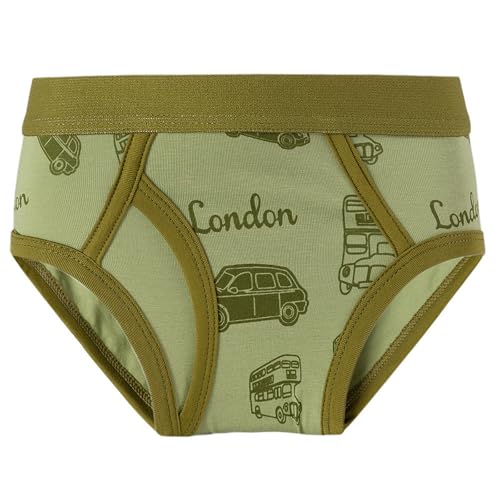 Genérico Vestidos De Noche Y Cóctel Largos Ropa Interior Para Niños, Slips De Dibujos Animados, Niño Pijamas Adolescente Niños, ejército verde, 8-9 años