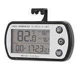 Kühlschrankthermometer, Wasserdicht, Großes LCD-Display, Max/Min-Aufzeichnungsfunktion, Magnetische Absaugung, Kühlschrankthermometer, Digitales Gefrierraumthermometer