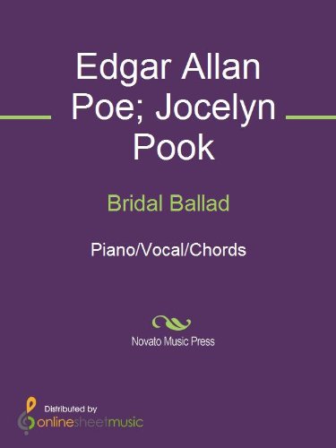 Bridal Ballad Kindle Edition By Edgar Allan Poe Hayley Dee Westenra Jocelyn Pook Arts Photography Kindle Ebooks Amazon Com The poem about a woman whose lover (d'elormie) died in battle. amazon com