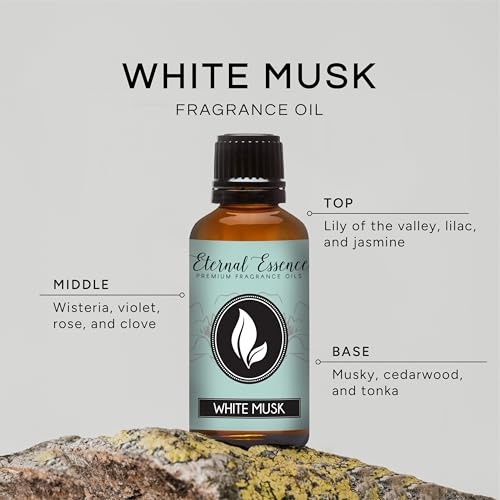 Image of Eternal Essence Oils White Musk 30ml Premium Fragrance Oil - for Candle, Soap Making, Aromatherapy, Diffusers, Home Care, & Humidifiers
